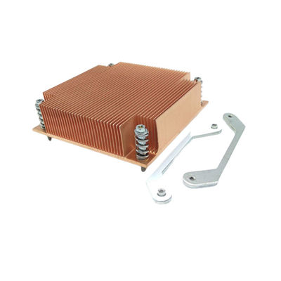 Skived Fin Heat Sink High Power Copper Radiator Heat Dissipation Module